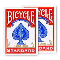 Par Baralho Bicycle Standard Vermelho (2 baralhos)