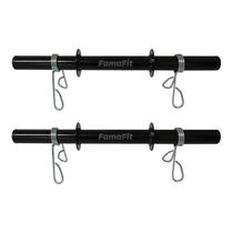 Par Barras Oca Halteres 40cm com Presilhas
