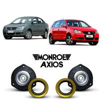 Par Batedor Batente Suporte + Rolamento Suspensão Dianteira Volkswagen Polo 2007 2008 2009 2010 2011 2012