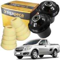Par Batente + Coifa Rolamento Suspensão Dianteira GM Montana Par Batente + Coifa Rolamento Suspensão Dianteira GM Montana