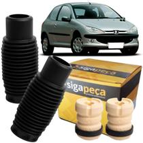 Par Batente Coifa Suspensão Dianteira Peugeot 206 207 Hoggar
