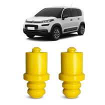 Par Batente PU Traseiro Citroen Aircross 2012 em Diante Par Batente PU Traseiro Citroen Aircross 2012 em Diante
