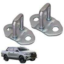 Par Batentes Tampa Traseira Caçamba Hilux 2016 Até 2020