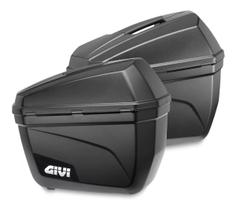 Par Bau / Bauleto Givi E22n E22 Lateral 22 Litros Preto Par Bau / Bauleto Givi E22n E22 Lateral 22 Litros Preto