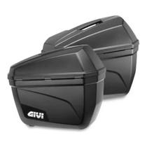 Par Baú Bauleto Mala Lateral Givi E-22n 22 Litros Com Chave Par Baú Bauleto Mala Lateral Givi E-22n 22 Litros Com Chave