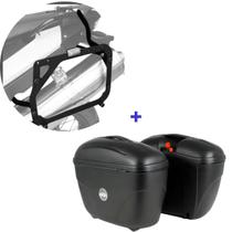 Par Baú E21 Givi + Suporte Baú Lateral Bmw F700gs 2017+ Scam Spto043