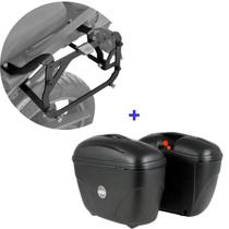 Par Baú E21 Givi + Suporte Baú Lateral Bmw F750gs/F850gs 2018+ Scam Spto531