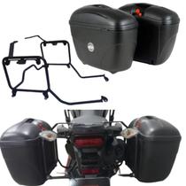 Par Baú E21 Givi + Suporte Lateral Honda Nxr Bros160 2025+