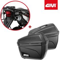 Par Baú E22 + Suporte Baú Lateral Xre 300 Todas Par Baú E22 + Suporte Baú Lateral Xre 300 Todas