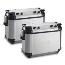Par Baú Lateral de Alumínio Givi Trekker Outback 37L OBKN37APACK2 C/ Suporte Givi PL2174CAMBR Par Baú Lateral de Alumínio Givi Trekker Outback 37L OBKN37APACK2 C/ Suporte Givi PL2174CAMBR