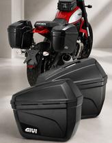 Par Baú Lateral Givi E22N 22l Monokey Bauleto Moto Viagem Cor:Preto Par Baú Lateral Givi E22N 22l Monokey Bauleto Moto Viagem Cor:Preto