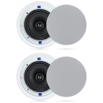 Par bidirecional de alto-falantes de teto Herdio HCS-818 de 6,5 polegadas e 320 W