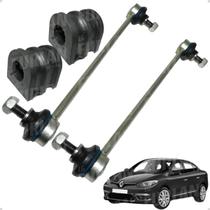 Par Bieleta E Bucha Barra Estabilizadora Dianteira Fluence