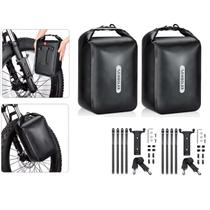 Par Bolsa Estanque Garfo Bike Impermeável 10L engate Rapido