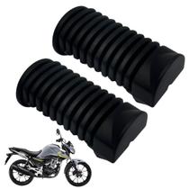 Par Borracha Pedaleira Apoio Estribo Titan Fan Cg 125 150