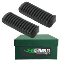 Par Borracha Pedaleira Dianteira Fazer 250 2005 a 2010