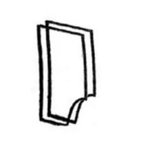 Par Borracha Porta Caminhão Mercedes 608 Nova