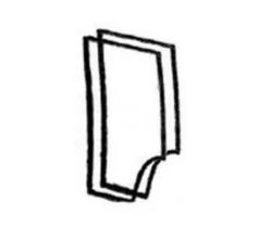 Par Borracha Porta Caminhão Mercedes 608 Nova Par Borracha Porta Caminhão Mercedes 608 Nova