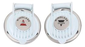 Par Botão de Pé Guincho Elétrico À Prova D'água Sobe Desce Par Botão de Pé Guincho Elétrico À Prova D'água Sobe Desce