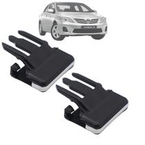 Par Botão Direcionador Difusor de Ar Lateral Corolla 2009 2010 2011 2012 2013 2014 Preto