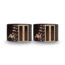 Par Bracelet Croco Verniz Par Bracelet Croco Verniz