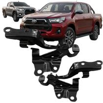 Par Braço Dobradiça Capo Dianteiro Hilux 2016 a 2024
