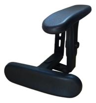 Par Braço Regulaveis 7 Posições Ergonômico Em Aço Preto