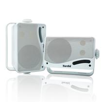 Par branco de 3 vias de alto-falantes Bluetooth externos Herdio 3.5 200W