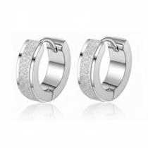 Par Brinco Argola Articulada Masculino Unissex Aço Inox Par Brinco Argola Articulada Masculino Unissex Aço Inox