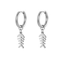 par brinco argola de peixe esqueleto escama aço inox não escurece masculino feminino par brinco argola de peixe esqueleto escama aço inox não escurece masculino feminino