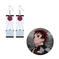 Par Brinco Tanjiro Demon Slayer para Cosplay Par Brinco Tanjiro Demon Slayer para Cosplay