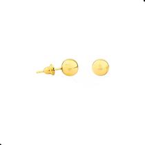 Par Brincos Adulto/ Infantil Ou 2 Furo De Bola 5mm Ouro 18k Par Brincos Adulto/ Infantil Ou 2 Furo De Bola 5mm Ouro 18k