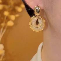 Par Brincos Feminino Luxo Pedras Strass Festas Casamento -