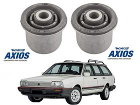 Par bucha bandeja dianteira axios volkswagen santana quantum 1.8 2.0 1985 a 1990