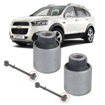 Par bucha braço reto traseiro captiva 2008 a 2016