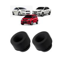 Par Bucha Coxim Superior Radiador Linea Siena Uno 2009 2016