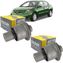 Par Bucha Quadro Agregado Suspensão Traseira Sentra 2007/13