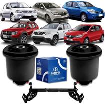 Par buchas do eixo traseiro duster 2012 a 2023 logan sandero 2007 a 2020