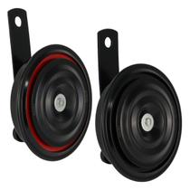 Par Buzina Paquerinha 12v Universal Bi-bi Automotiva Carro