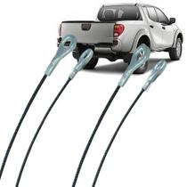 Par Cabo de Aço Tampa Traseira Caçamba L200 Triton