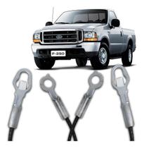 Par Cabo Tampa Traseira Caçamba F250 Todas 1999 2000 2001 2002 2003 a 2012