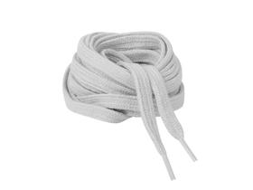 Par Cadarço Branco Achatado 120cm para Tênis e Sapatos