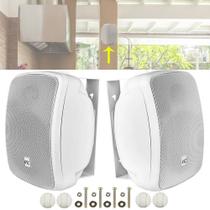 Par Caixa Acústica Passiva 6" Polegadas K6 Branca Kaz Audio Hurricane