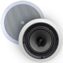 Par Caixa De Embutir Jbl 6FR2R 50w Arandela Branca Redonda Gesso Parede Teto