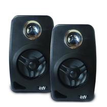 Par Caixa de Som Ambiente com Alto-Falante 70W RMS 8 Ohms Preto Bobina Simples 4 Pol Leson - 2LS070CXP