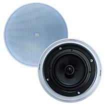 Par Caixa De Som Arandela JBL 6CO3R Redonda Branca 280W 6CO3R