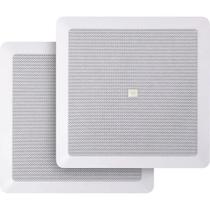 Par Caixa Som de Embutir Arandela JBL 6CO1Q Gesso 25w Branca