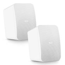 Par Caixas Acústicas Outdoor Frahm CS 5 Passiva 80w Rms 8 Ohms Branca Som Ambiente 5 Polegadas