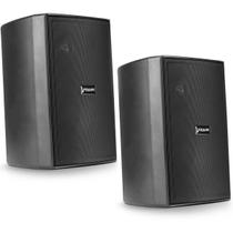 Par Caixas de Som Passiva Frahm PS 200 New 60W 8 0hms Preta Com suporte para instalação - 31650