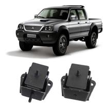 Par Calço Coxim Motor L200 Sport 2004 Em Diante